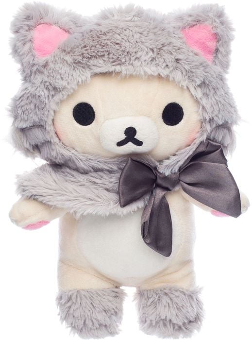 KORILAKKUMA GREY CAT - Small Plush 20cm