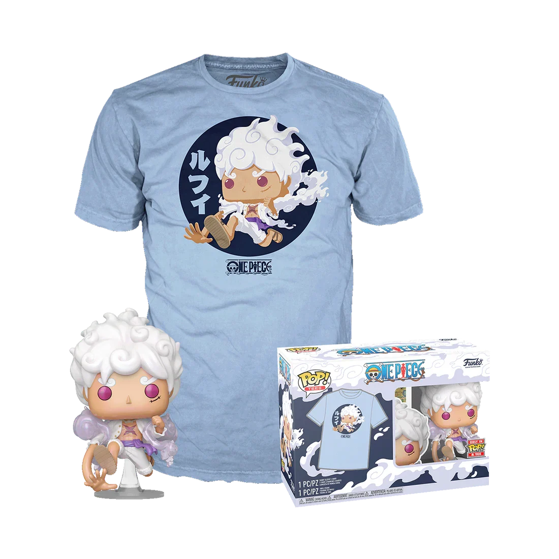 ONE PIECE - POP N° 1607 - Luffy Gear Five + Tee (S)