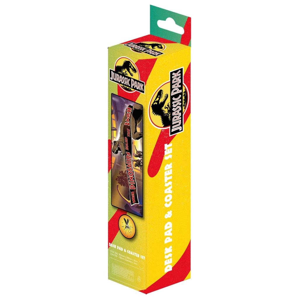 JURASSIC PARK - XL Desktop Mat + 1 Coaster