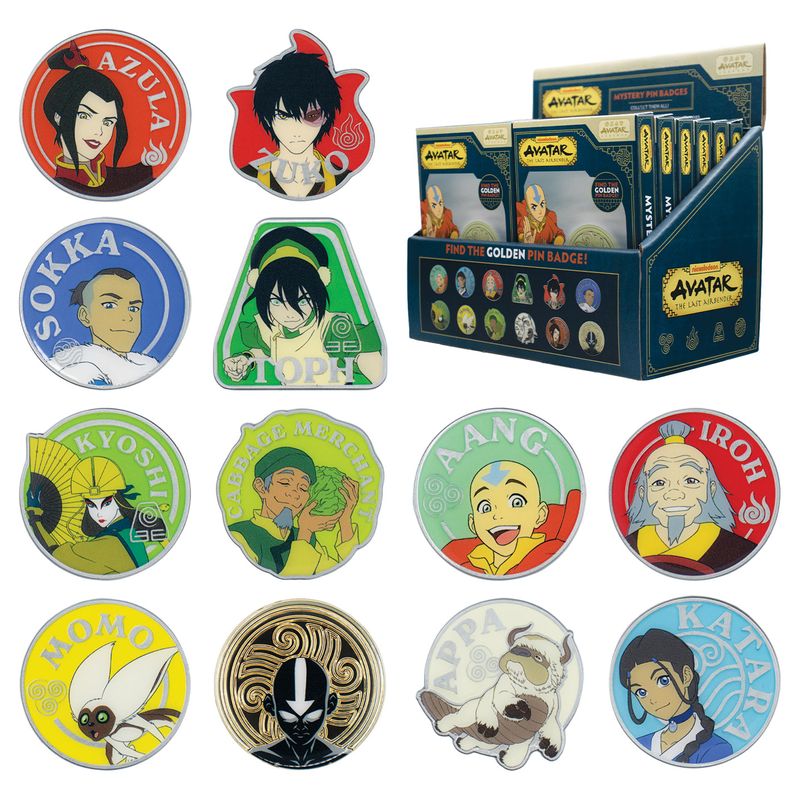 AVATAR THE LAST AIRBENDER - Mystery Box of 12 Pin Badge