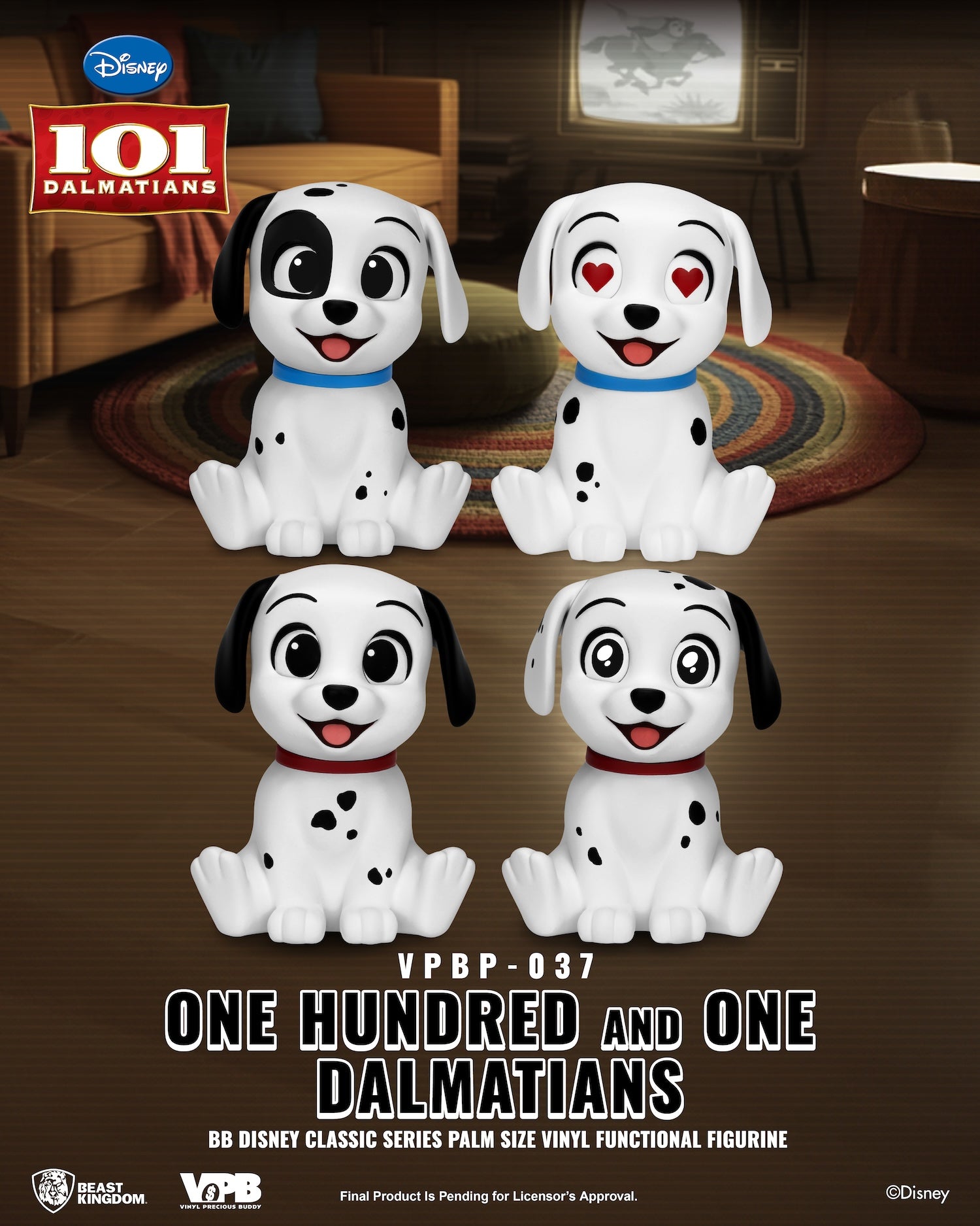 DISNEY - 101 Dalmatiens - Set 4 Fig. Blind Box 11.7cm