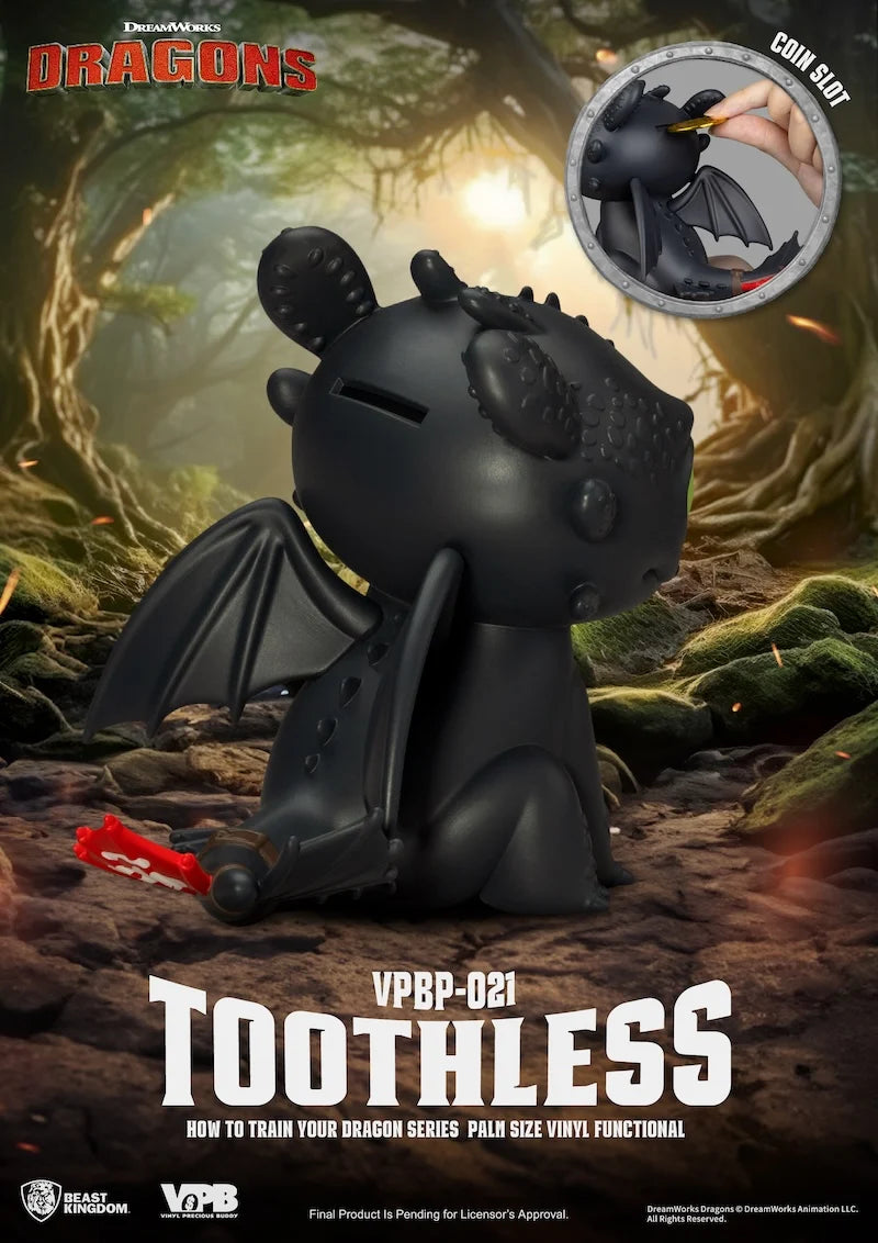 DRAGON - Toothless - Bank Vinyl Figure 12cm