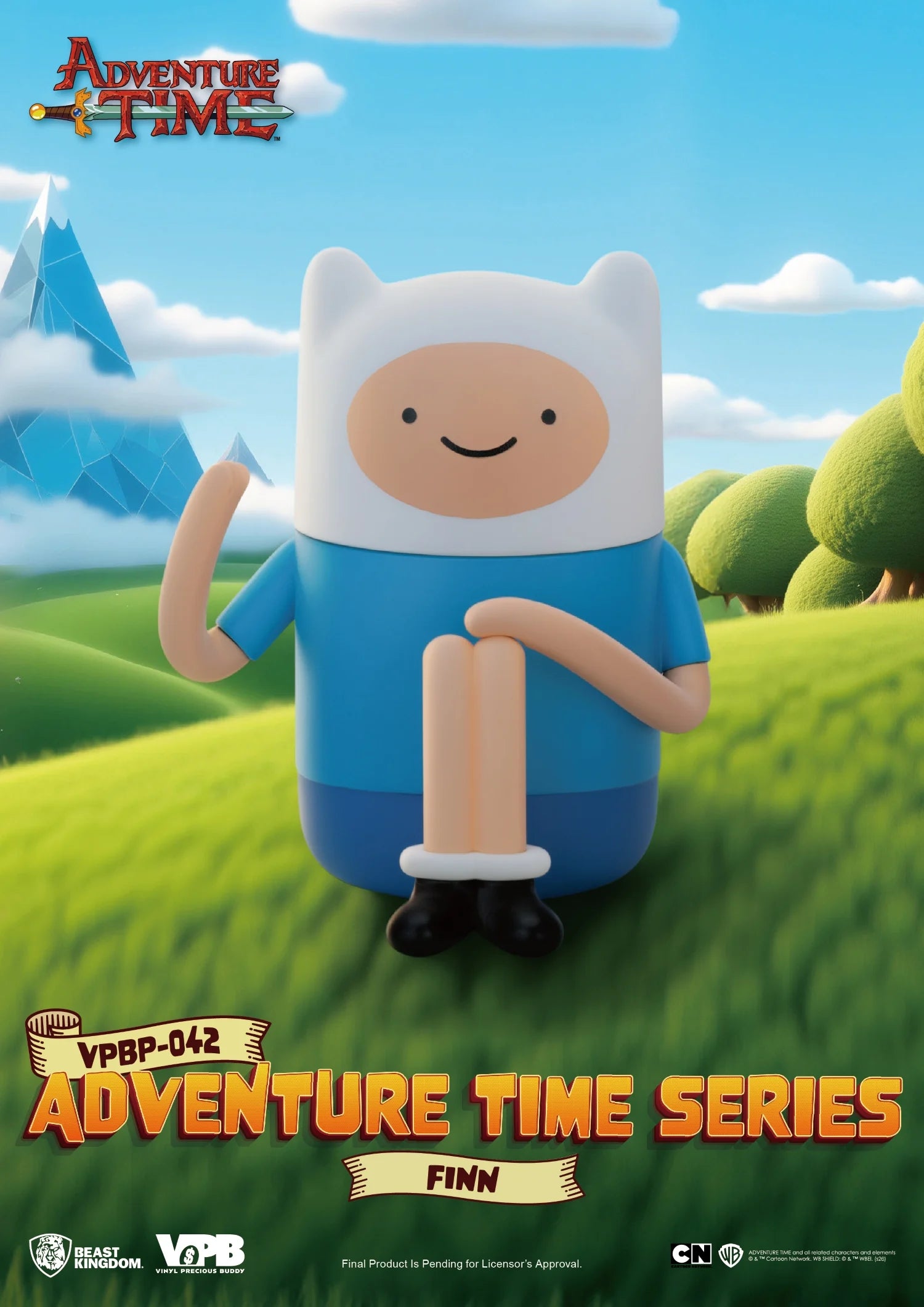 ADVENTURE TIME - Finn - Bank Vinyl Figure 11.6cm