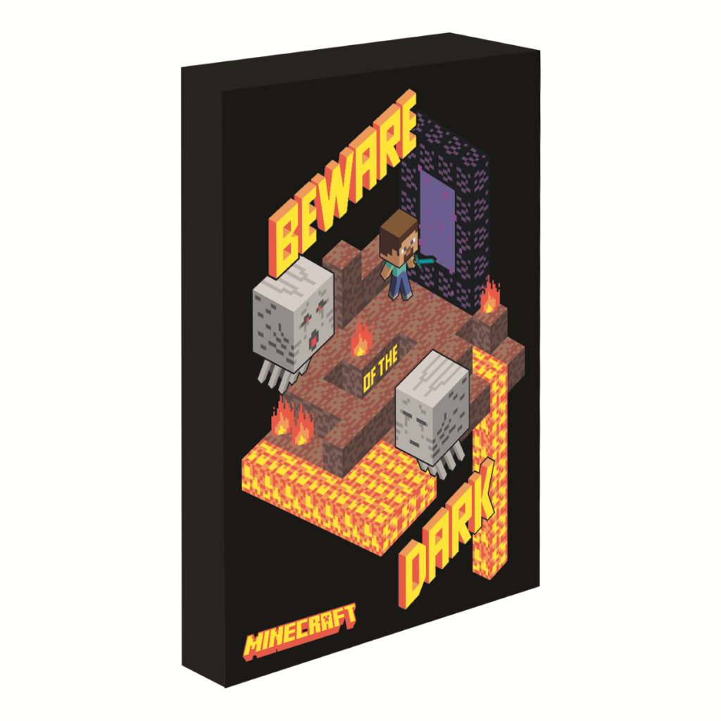 MINECRAFT - Light Canvas 40X30 Cm