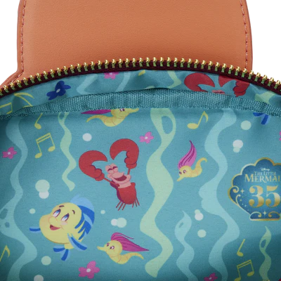 LITTLE MERMAID 35 ANNIV. - Sebastian - Crossbuddies Bag Loungefly