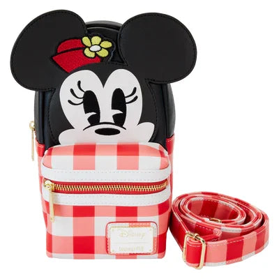 DISNEY - Minnie Mouse "Cup Holder" - Crossbody Bag Loungefly