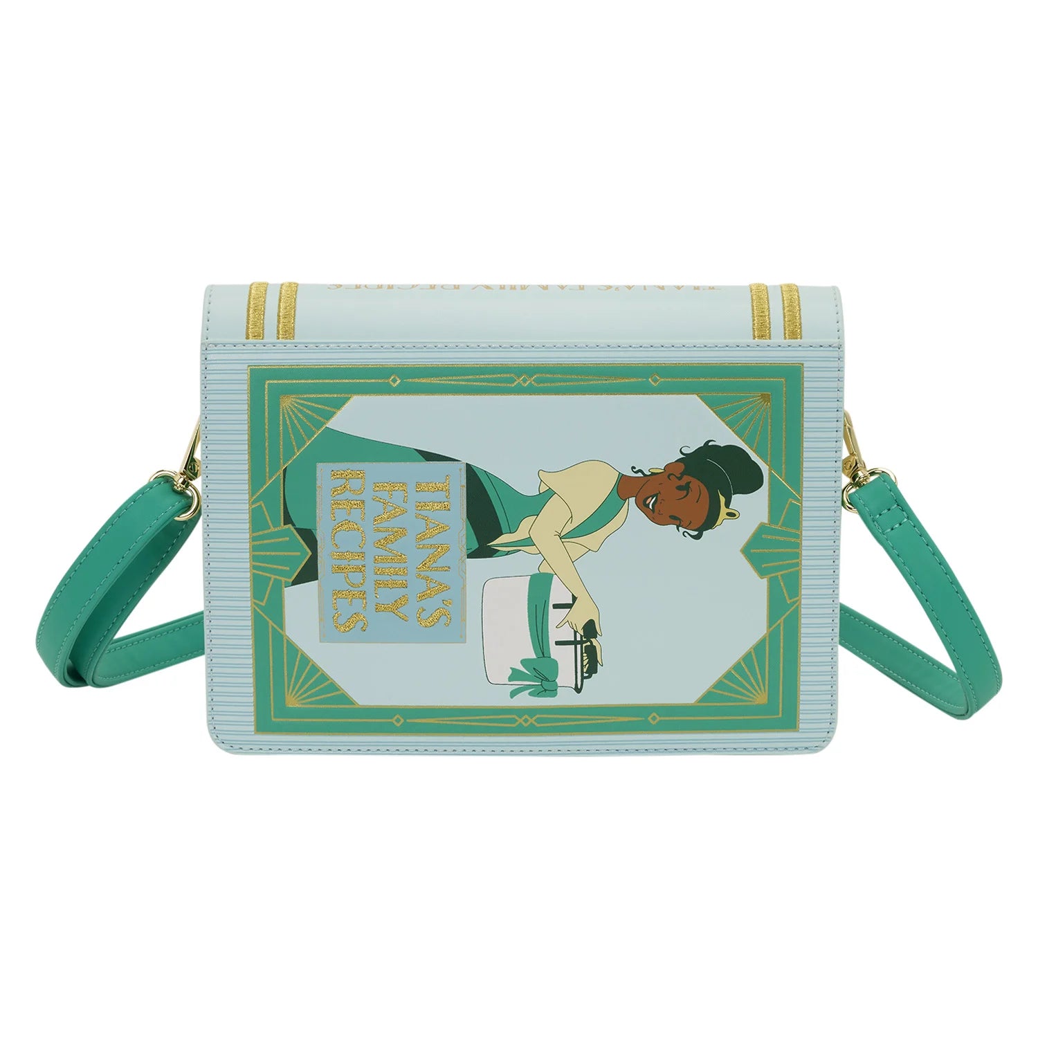 DISNEY PRINCESS - Tiana recipe book - Crossbody bag Loungefly