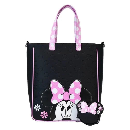 DISNEY - Minnie "Floral Rock the Dots" - Tote Bag Loungefly