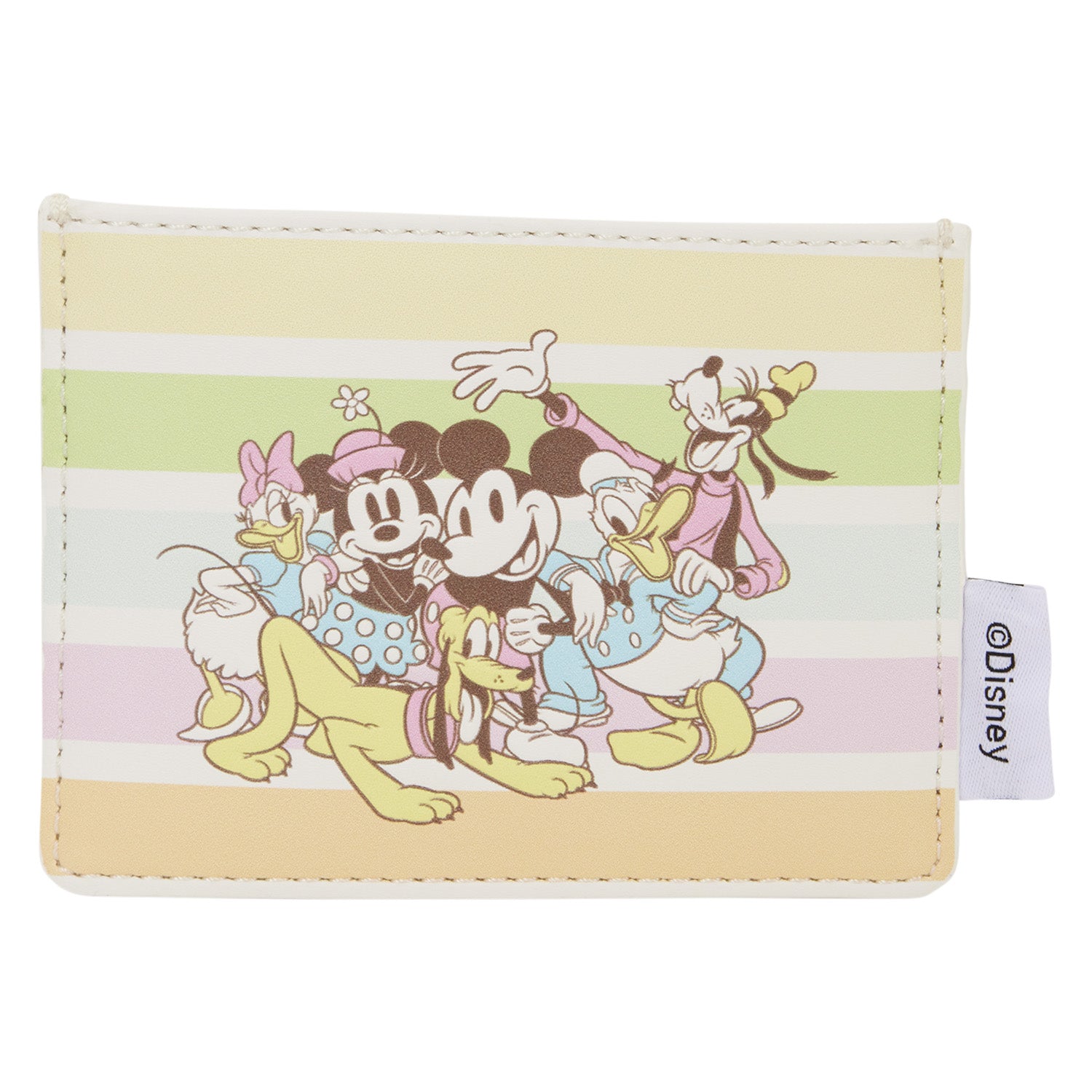 MICKEY & FRIENDS - Rainbow stripes - Cardholder Loungefly