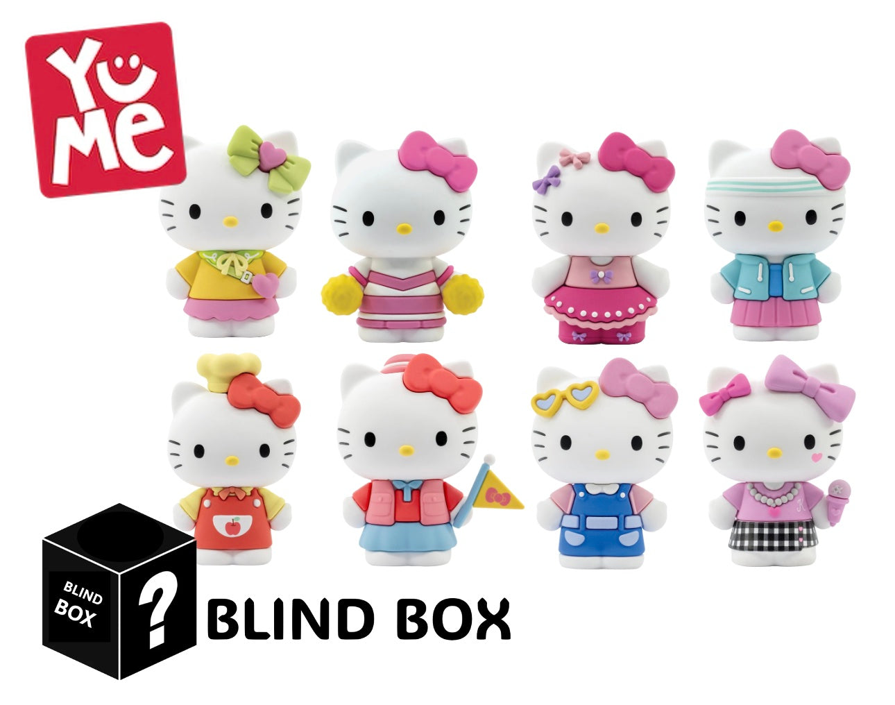 HELLO KITTY - Cute Outfit Series - Assortiment 12 Fig. 5cm Blind Box