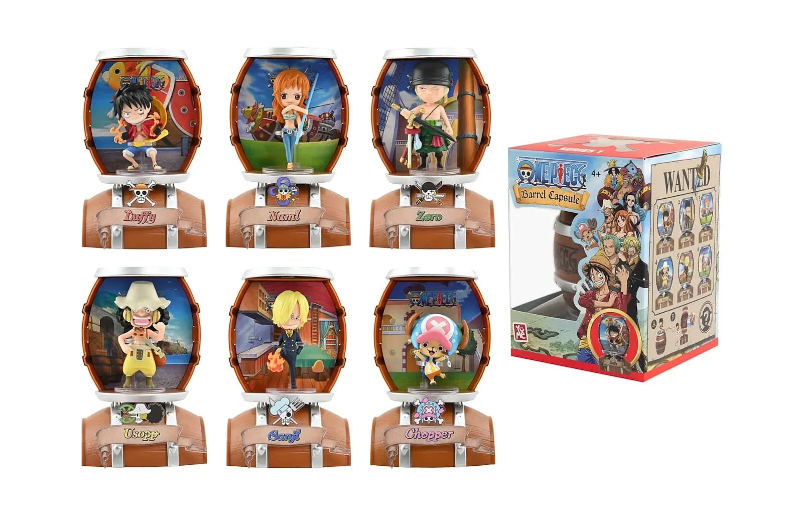 ONE PIECE - Barrel Capsule - Assortiment 6 Fig. cm