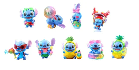 LILO & STITCH - Stitch on Holiday - Assortiment 8 Fig. Cosbi 8cm