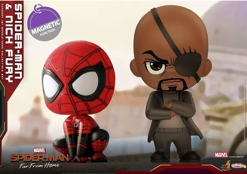 SPIDERMAN - Cosbaby - Wave 4 - Spider-Man & Nick Fury Set