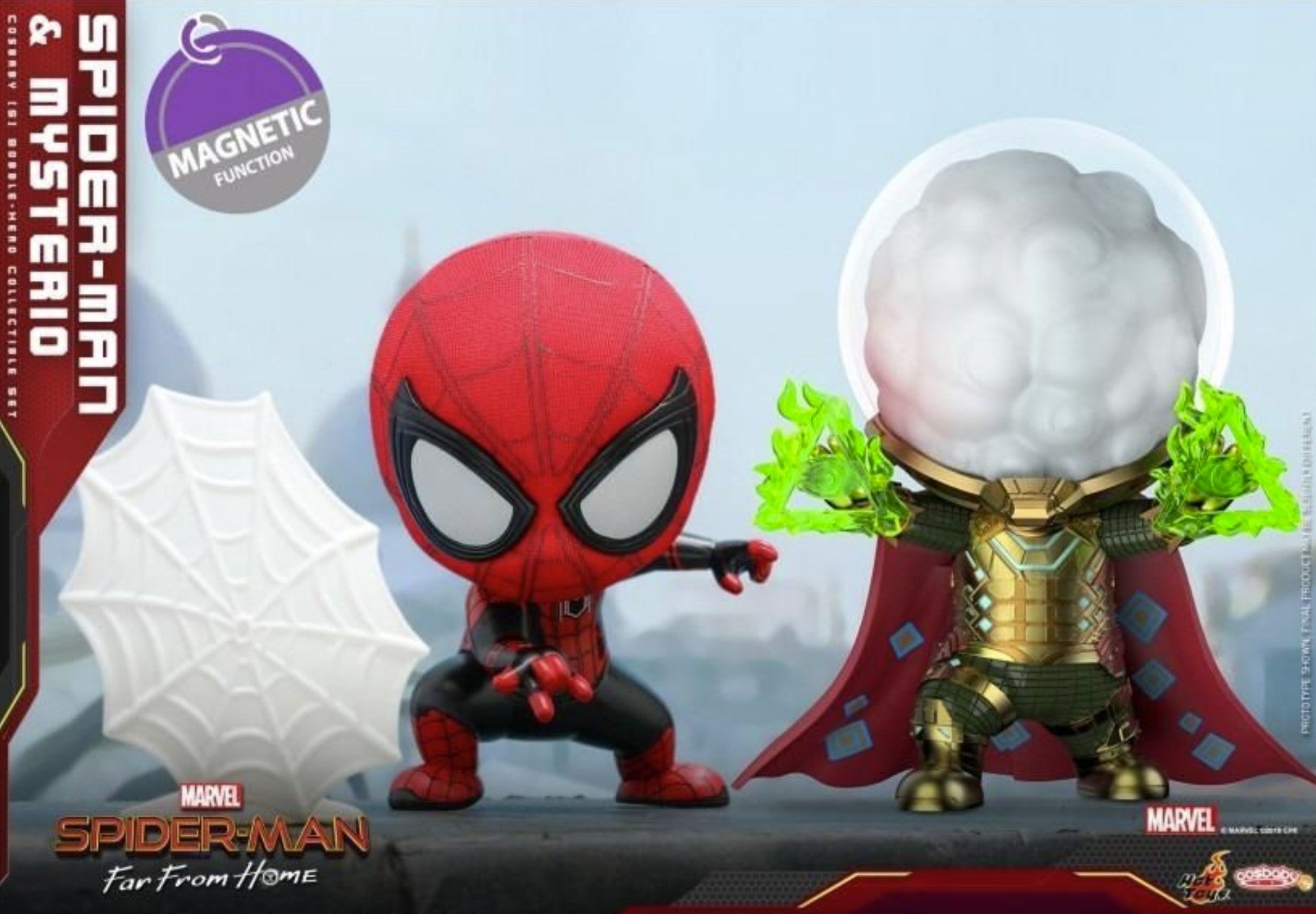 SPIDERMAN - Cosbaby - Wave 1 - Spider-Man and Mysterio Set