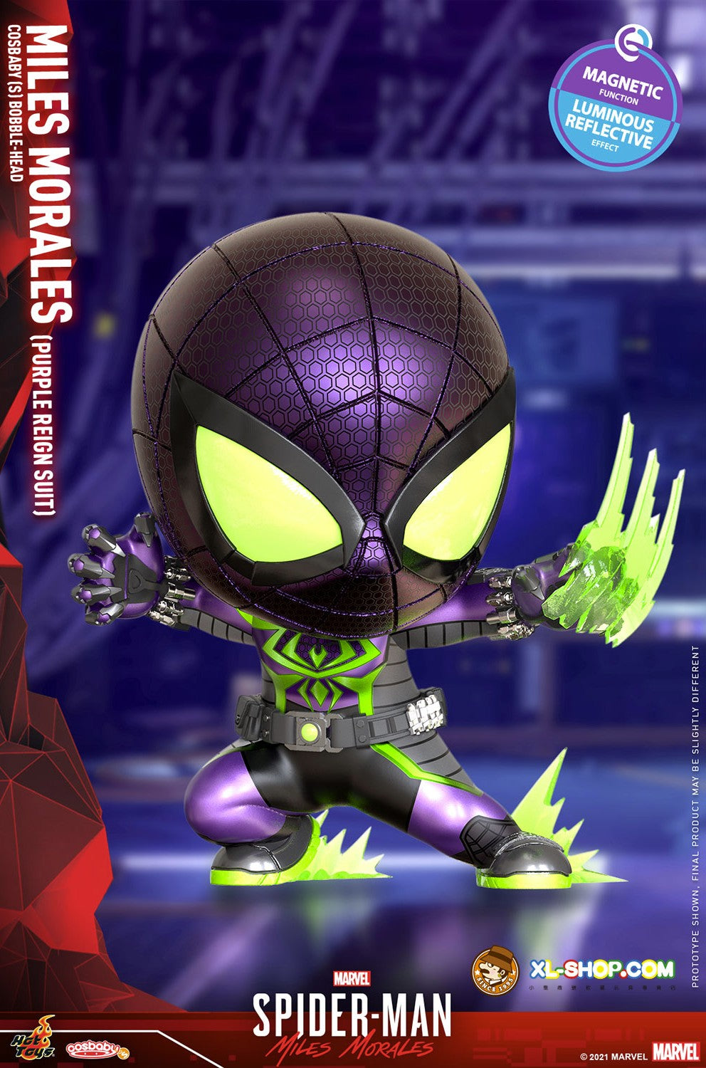 SPIDERMAN - Cosbaby - Wave 5 - Miles Morales Purple Reign Suit