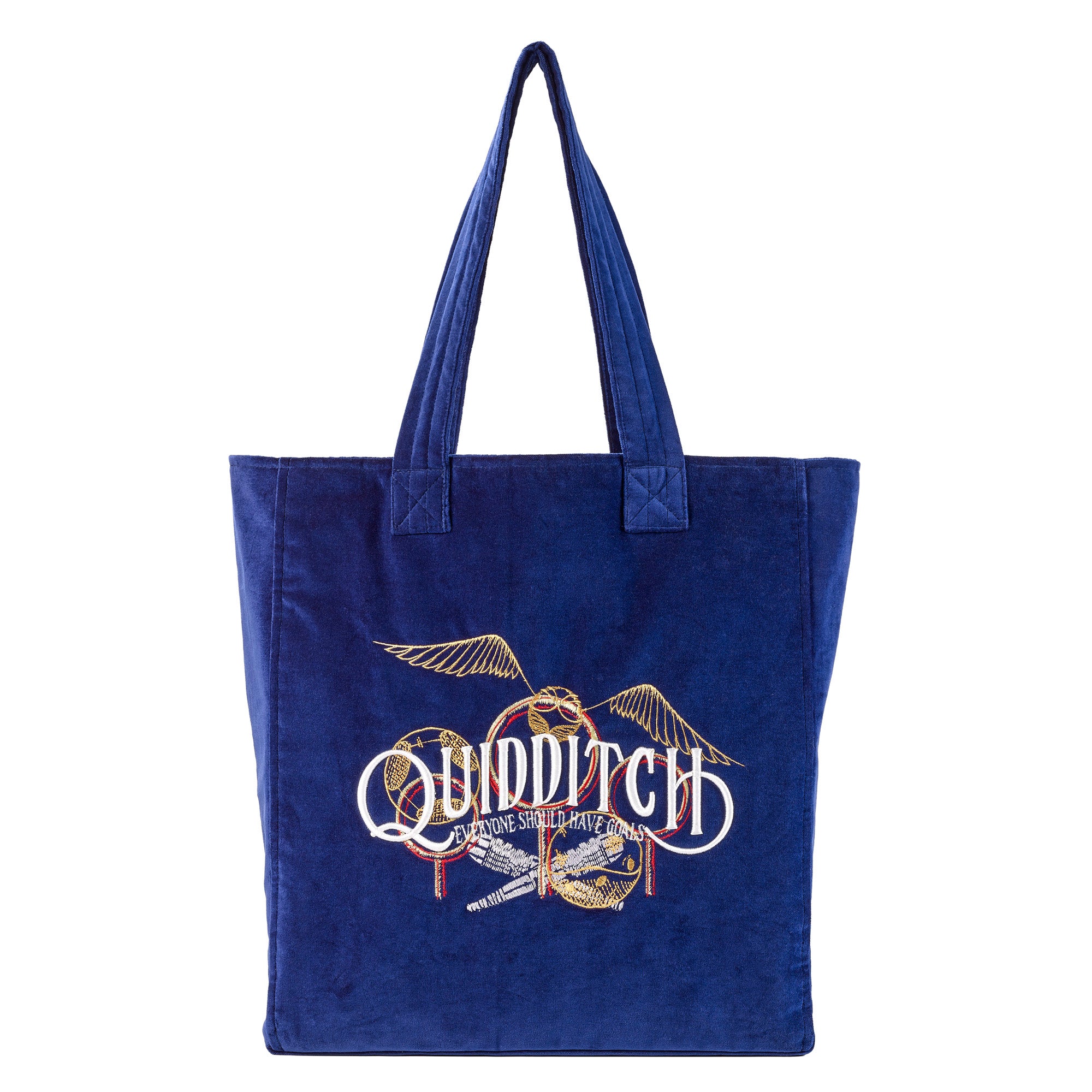 HARRY POTTER - Quidditch - Premium Embroidered Velvet Tote Bag