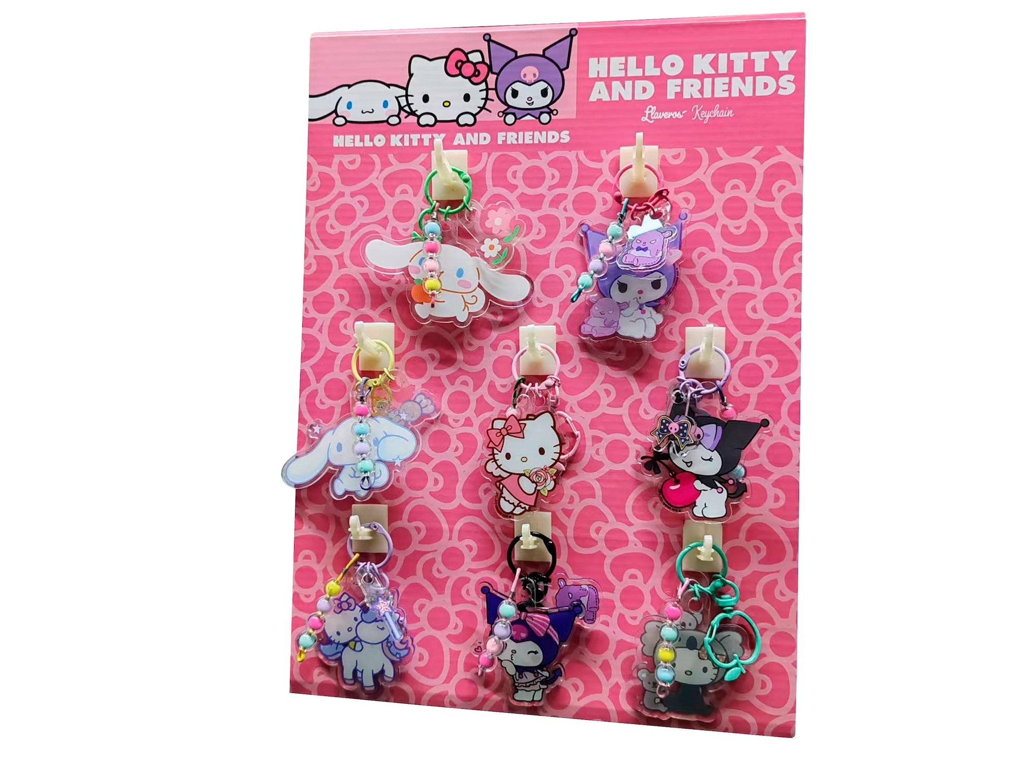 HELLO KITTY & Friends - Assortiments de 8 Porte-clés