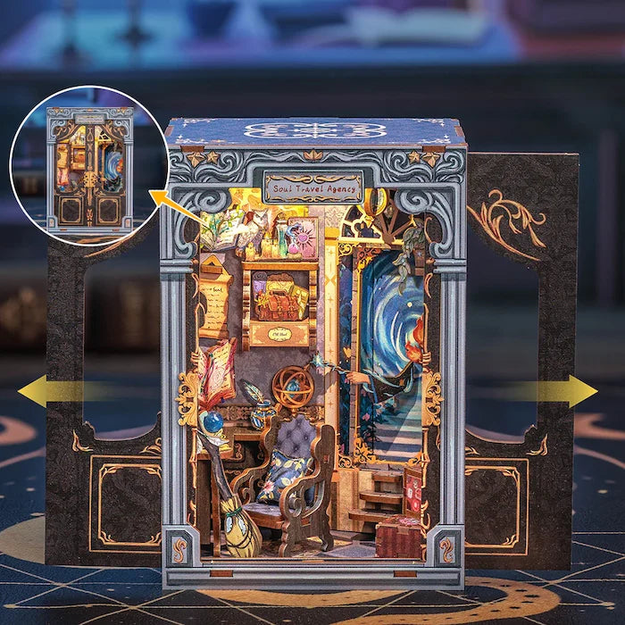 MINIATURE HOUSE - DIY - Soul Travel Agency - 97pc + LED Light