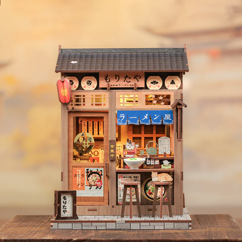 MINIATURE HOUSE - DIY- Morita-Ya - 240pc + LED Light