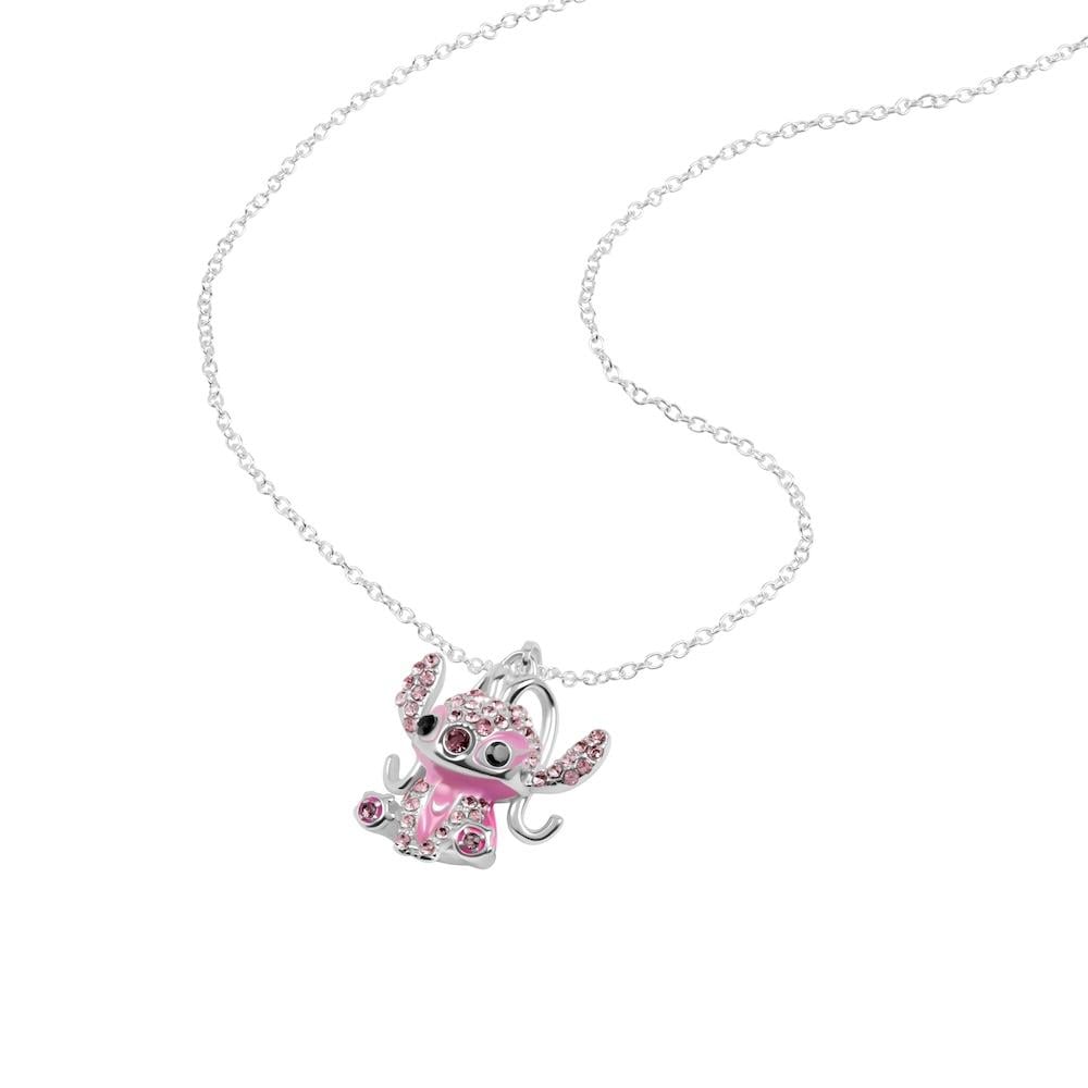 ANGEL - Collier avec Pendentif Serti de Pierres 16mm
