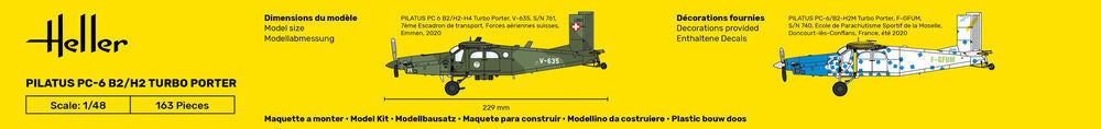 STARTER KIT Pilatus PC-6 B2/H2 Turbo Porter