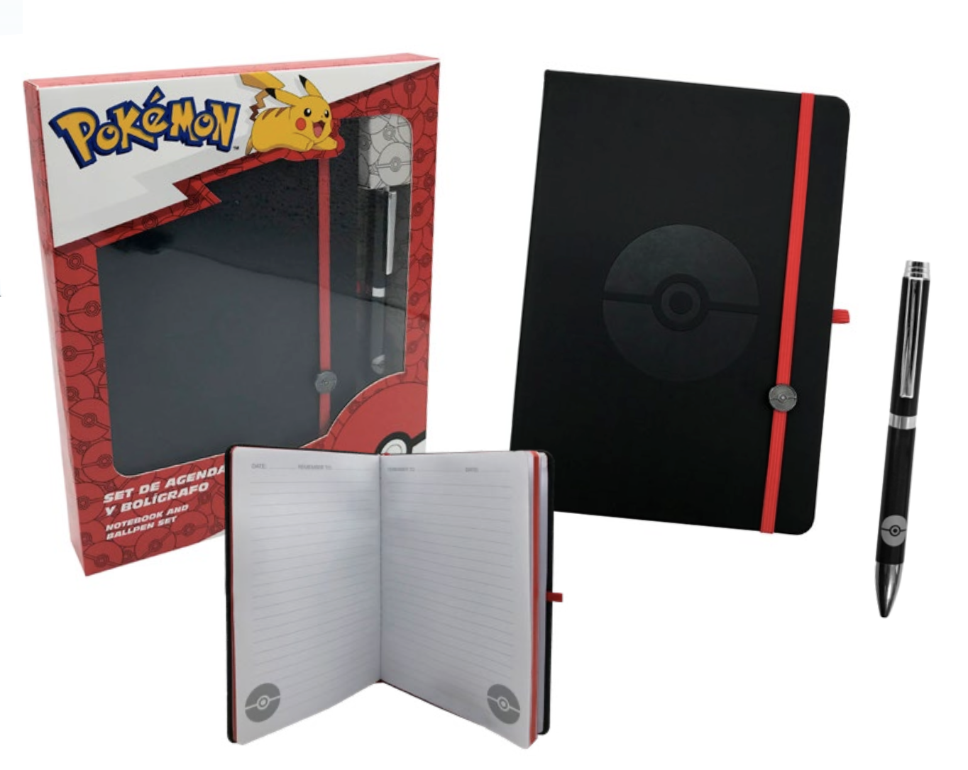 POKEMON - Pokéball - Pack Notebook + Pen