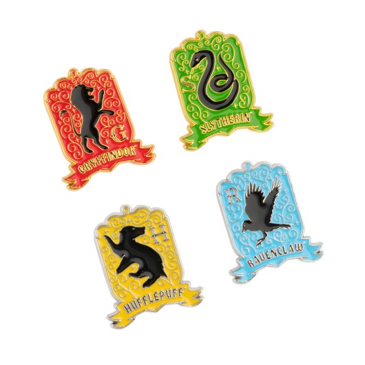 HARRY POTTER - Les 4 Maisons - Set de 4 Pin's