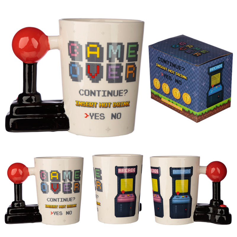 GAME OVER - Joystick & Arcade - Mug with 3D Handle13,5oz