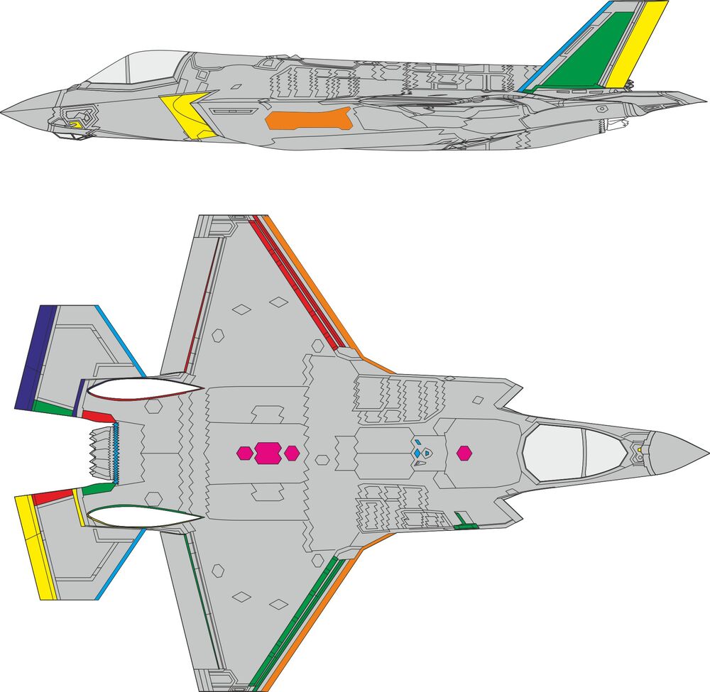 F-35B RAM coating TAMIYA