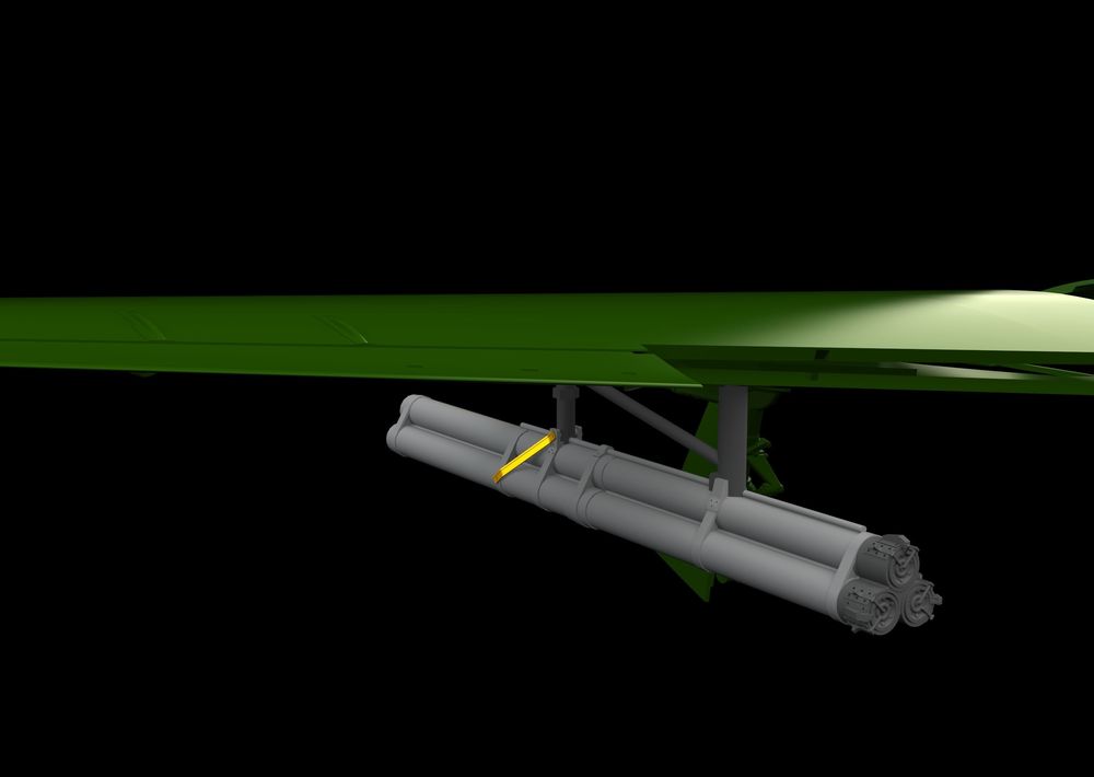 P-51D Bazooka rocket launcher for Eduard
