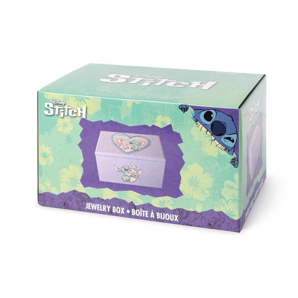 STITCH & ANGEL - Jewellery Box in Wood - 18x12x10cm