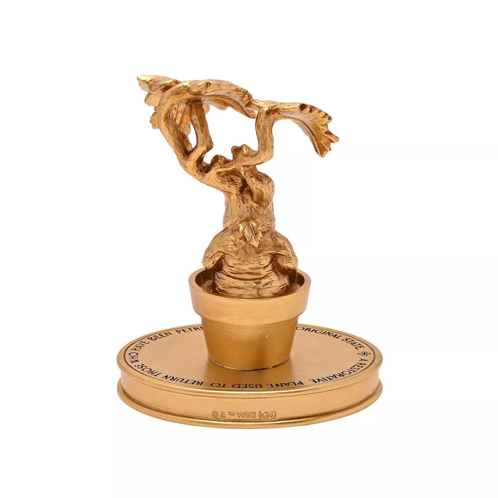 HARRY POTTER - Mandragore - Figurine Doré 18cm