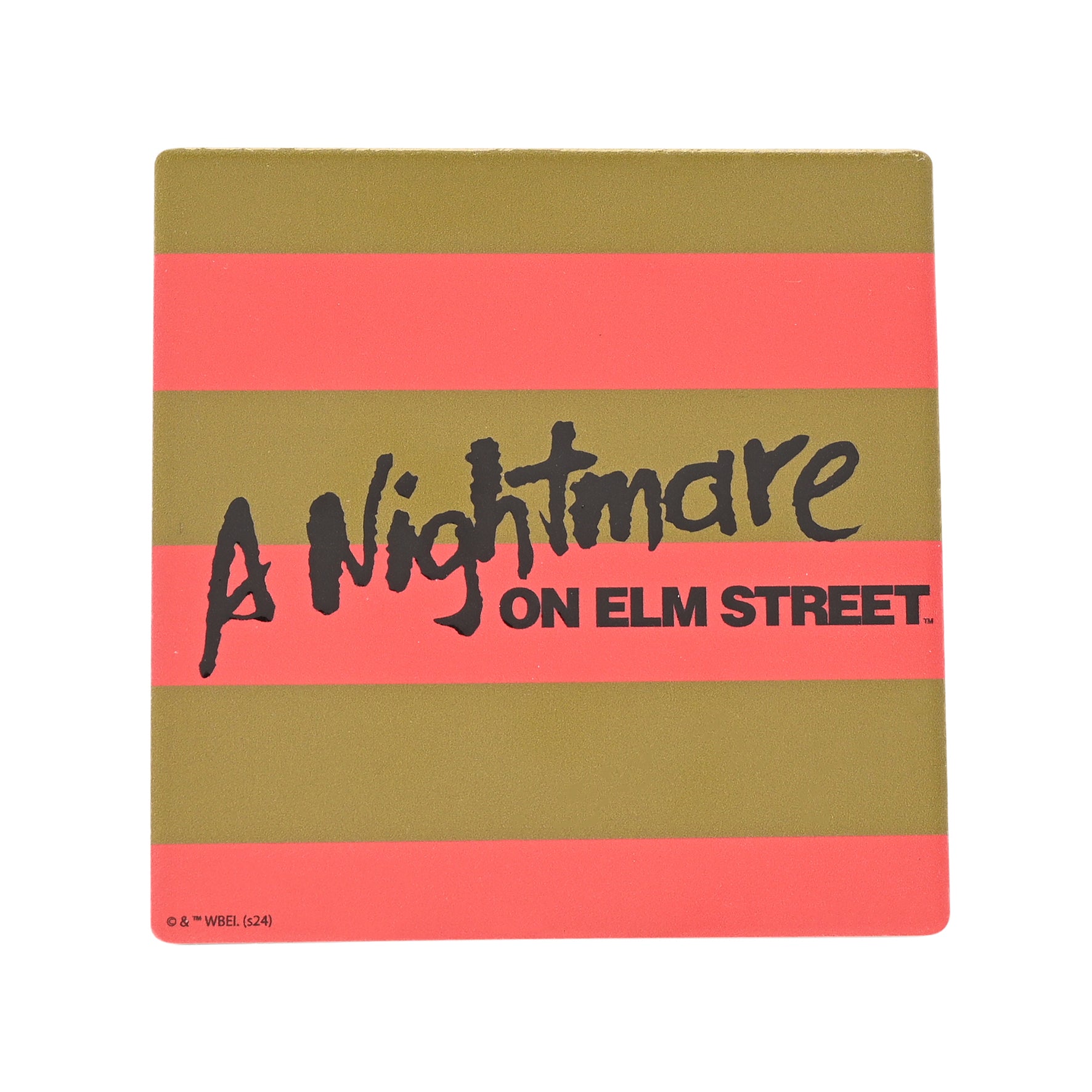 A NIGHTMARE ON ELM STREET - Freddy Stripes - Ceramic Square Coaster