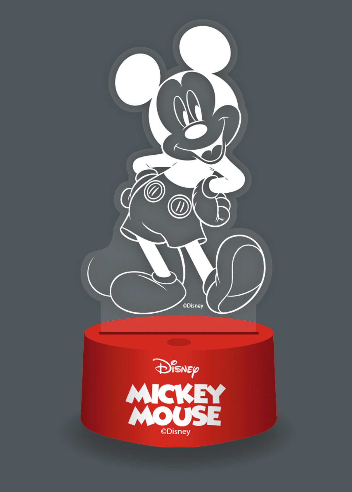 MICKEY - 3D Lamp RGB with Remote
