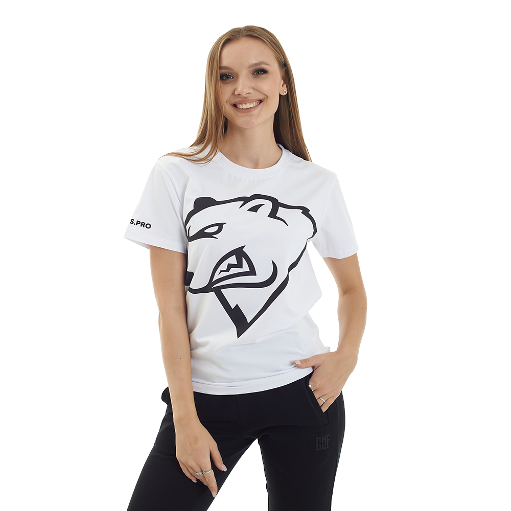 Virtus.pro T-shirt "bear" white, M