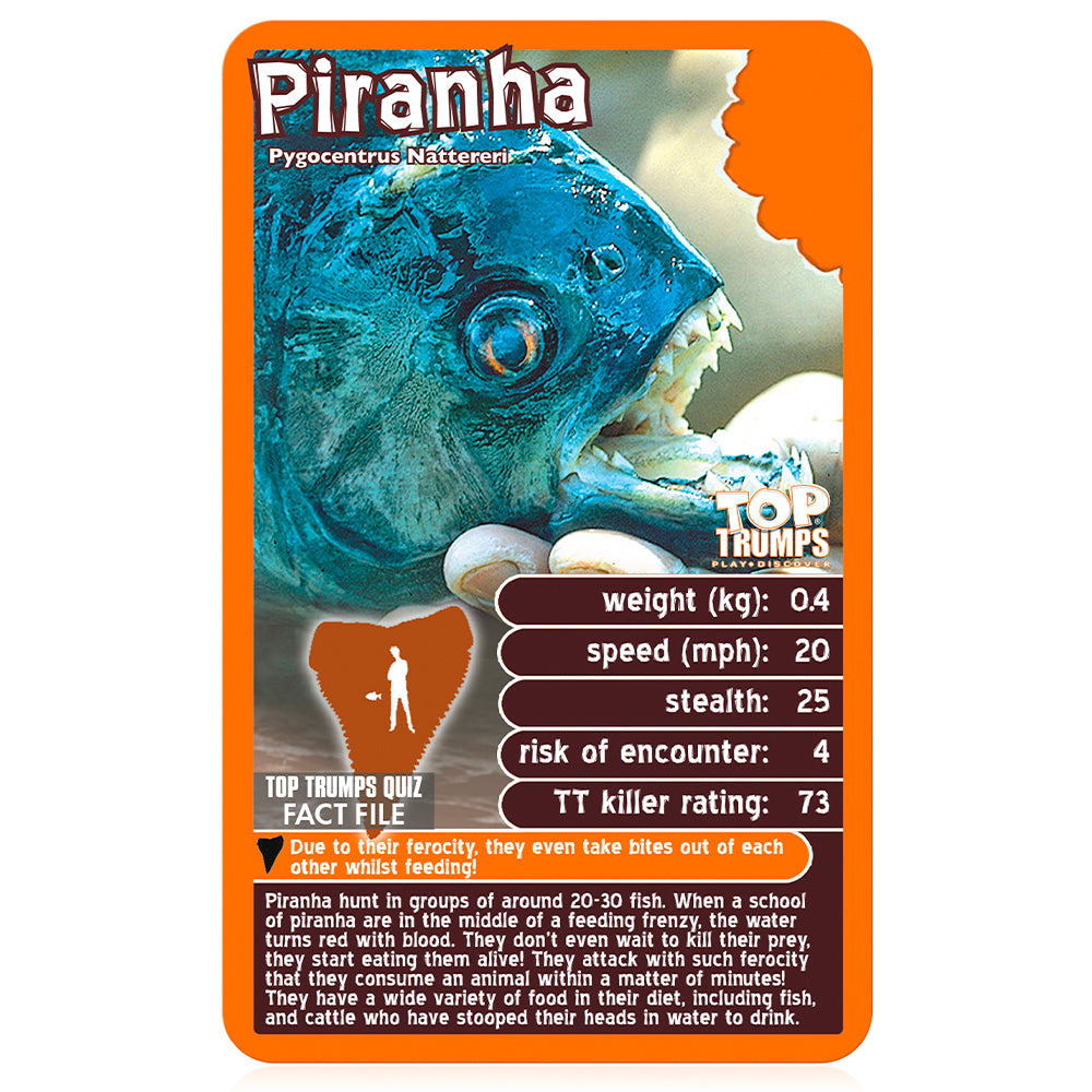 Winning Moves Predators (2021 Rebrand) - Top Trumps English