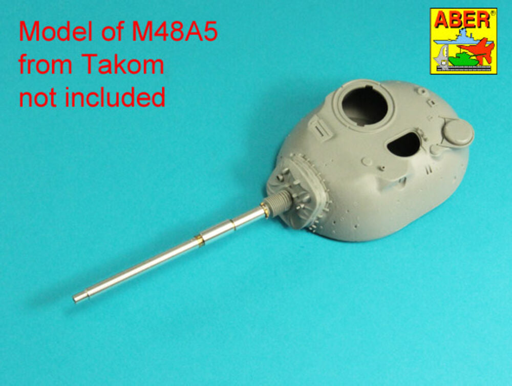 105 mm M-68 barrel with thermal shroud for M48A5 Tank