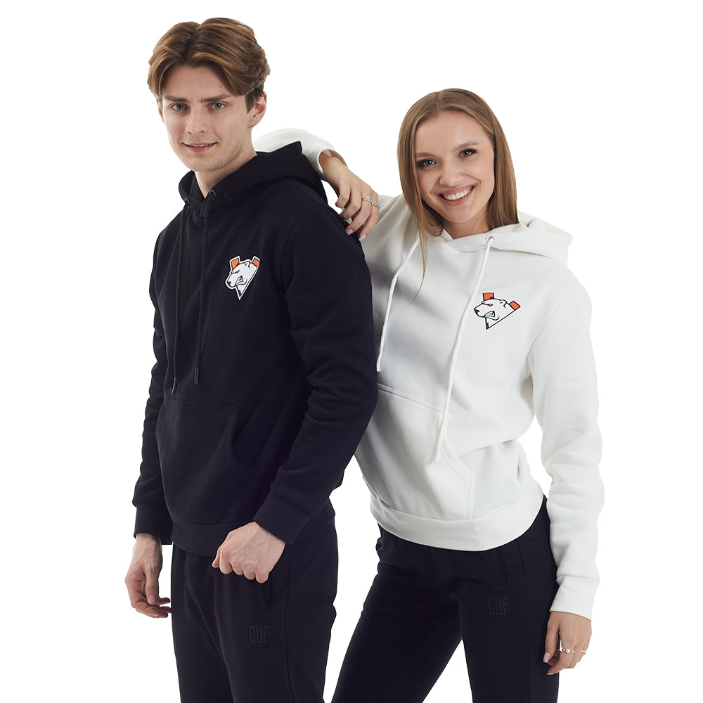 Virtus.pro Hoodie classic w/pocket white, M