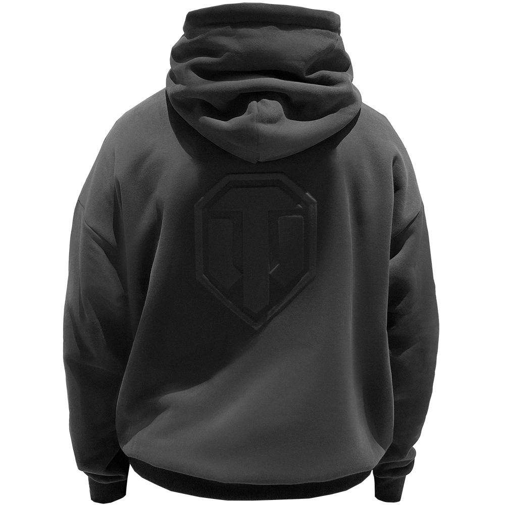 World of Tanks Hoodie with embossing grey, XL