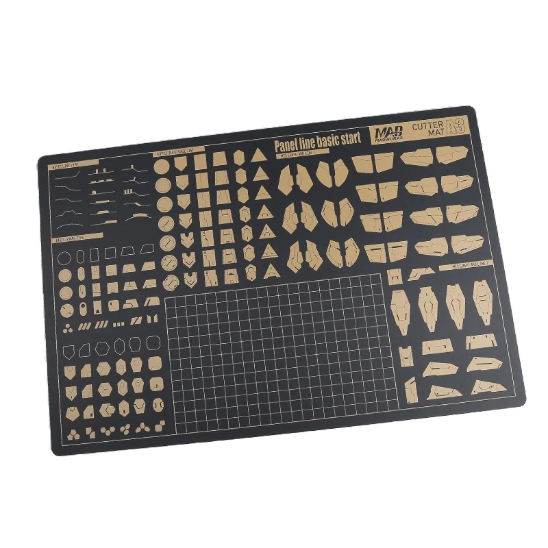 Cutting Mat for Modelers - A3 - Gunpla Panel Line