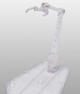 Tamashii Stage Figure Stand Act.5 for Mechanics Clear 17 cm