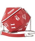 Stranger Things Faux Leather Handbag D&D Dice