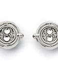 Harry Potter Earrings Time Turner (Silver Tone)