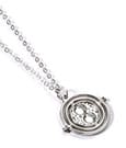 Harry Potter Necklace Time Turner Charm (Silver Tone)