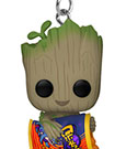 I Am Groot POP! Vinyl Keychains 4 cm Groot w/ Cheese Puffs Display (12)