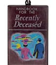 Beetlejuice Keychain Handbook of the Recently Deceased