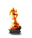 Fantastic Four Art Scale Statue 1/10 Human Torch 30 cm
