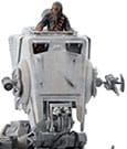 Star Wars Demi Art Scale Statue 1/20 AT-ST and Chewbacca 53 cm
