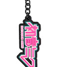 Hatsune Miku Rubber Keychain Logo