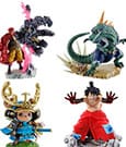 One Piece Petitrama PVC Mini Statue Logbox Re Birth Wanokuni Vol. 2 Set 9 cm